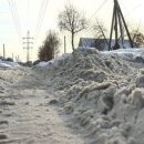 Жители частного сектора на Матросова пожаловались на заснеженные дороги