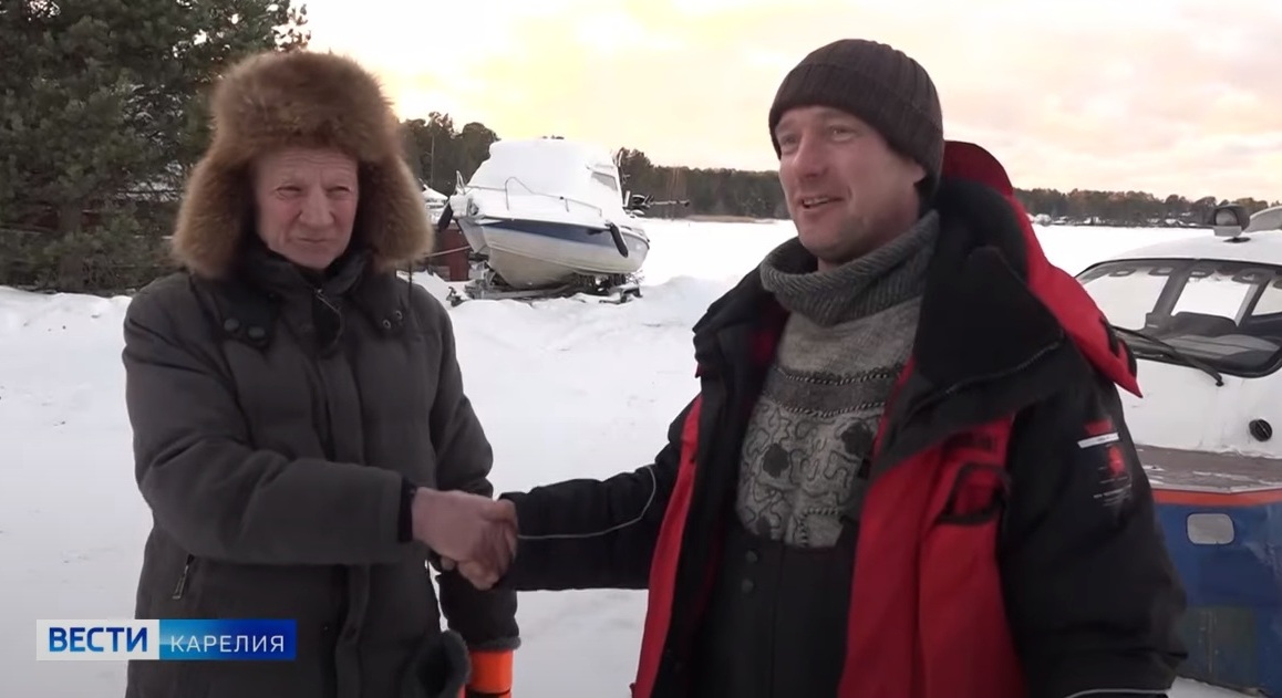 Житель Карелии спас четверых рыбаков с отколовшейся льдины 
