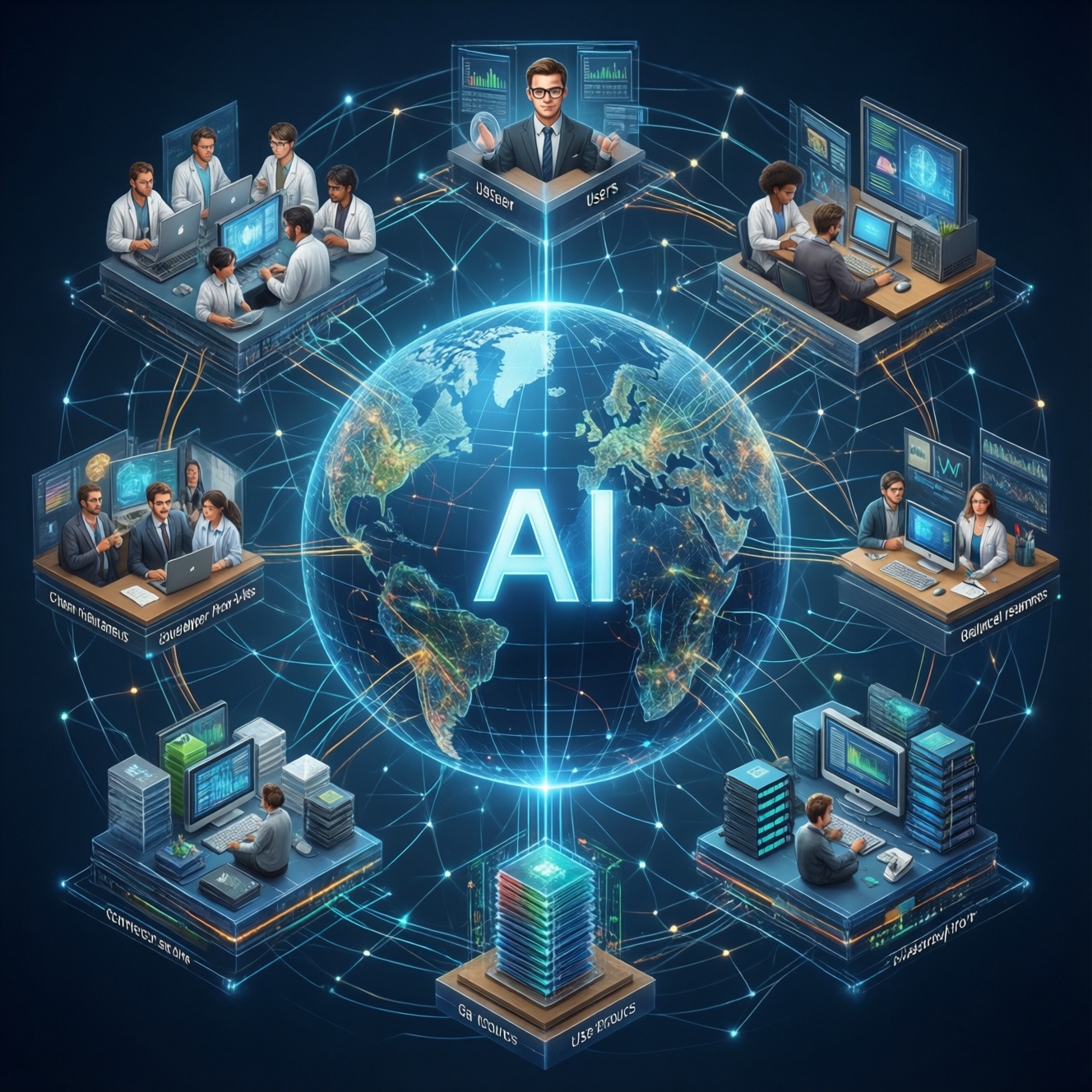 Current Ai создаст глобальную сеть искусственного интеллекта для открытого доступа к технологиям